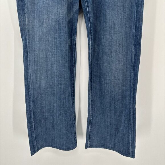 7 For All Mankind Relaxed Zip Fly Straight Leg Size 34 Blue Jeans Mens - Picture 4 of 12
